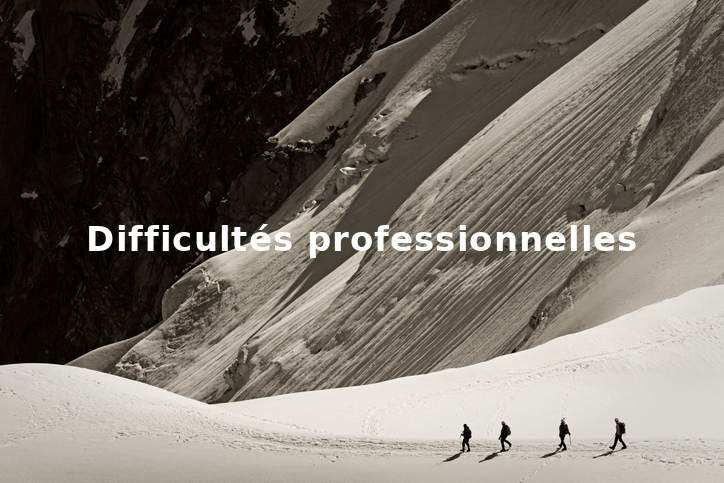 Difficultés professionnelles